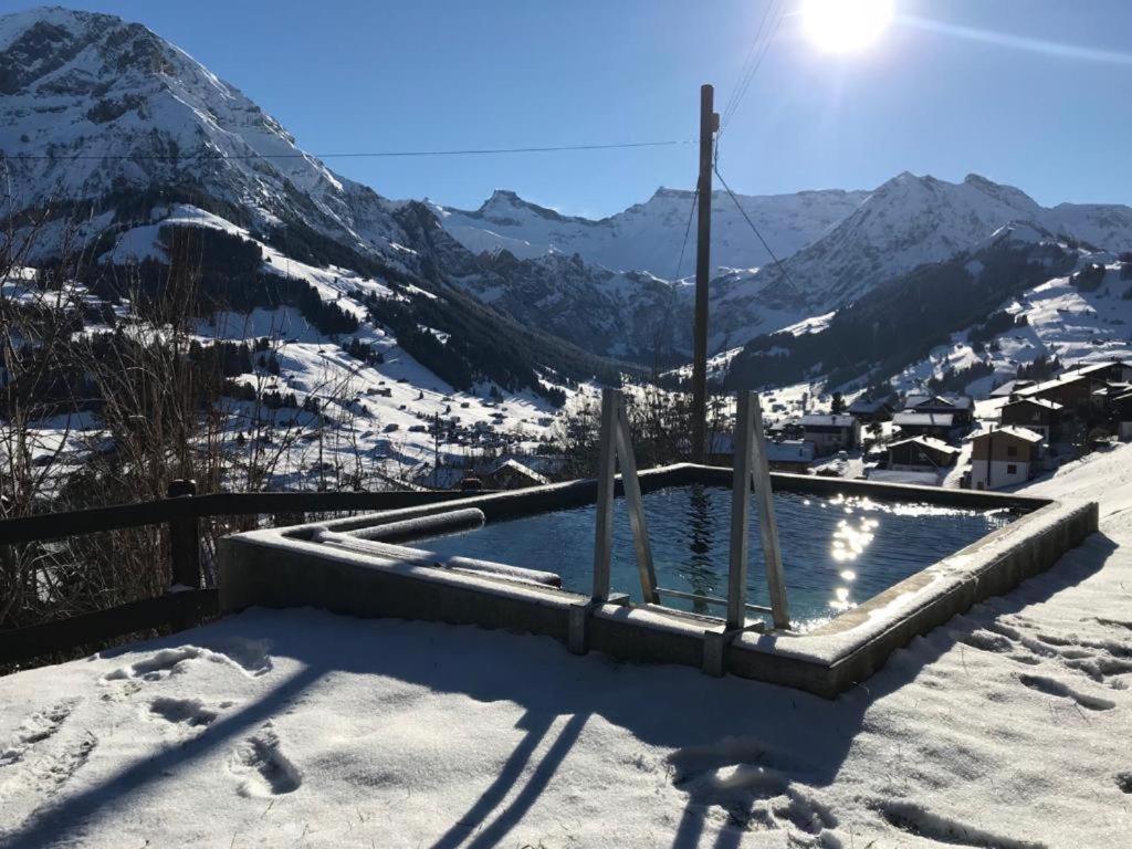Chalet Sonnenheim, Wohnung Mit Panoramafenster Адельбоден Экстерьер фото