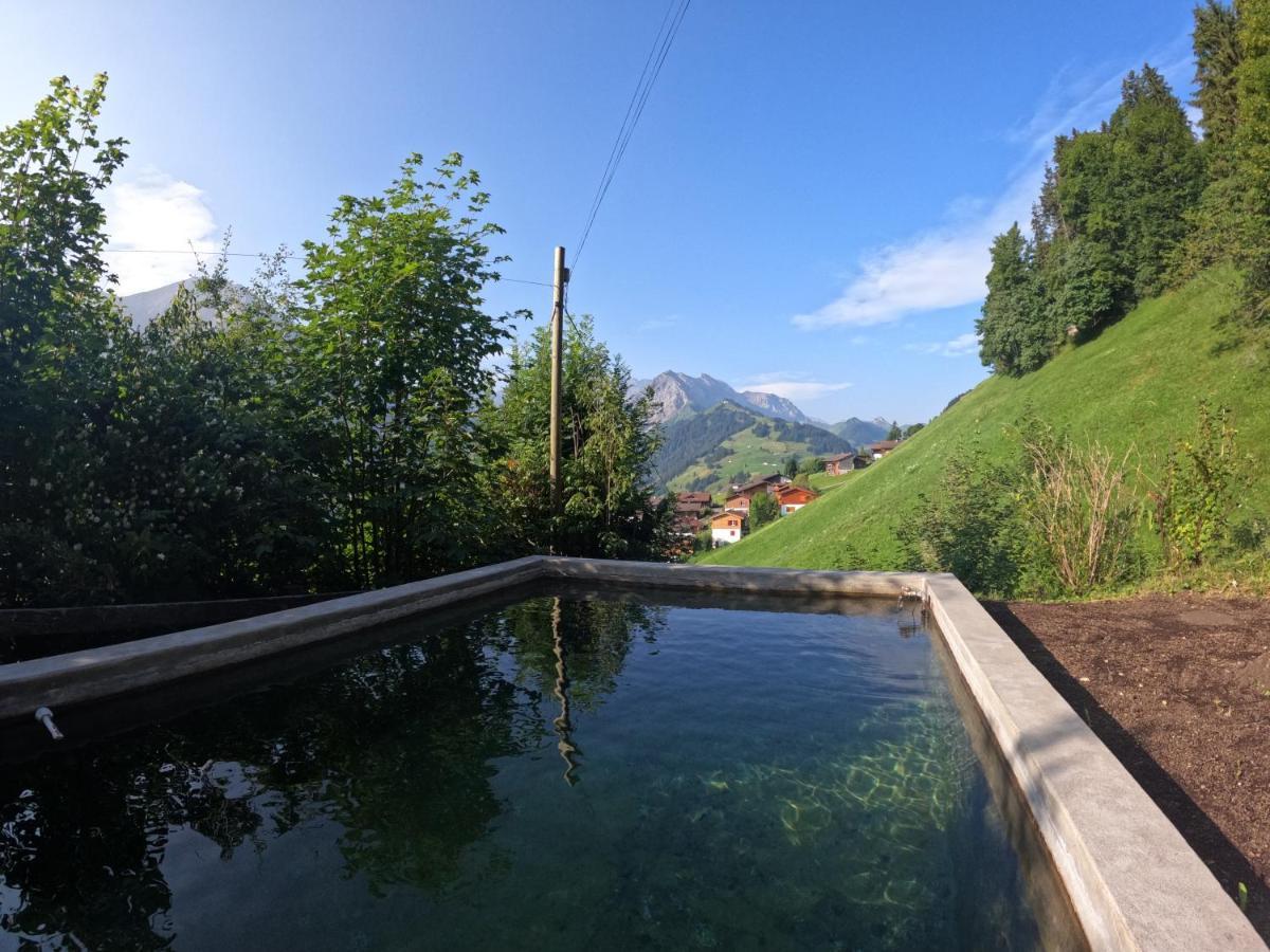 Chalet Sonnenheim, Wohnung Mit Panoramafenster Адельбоден Экстерьер фото