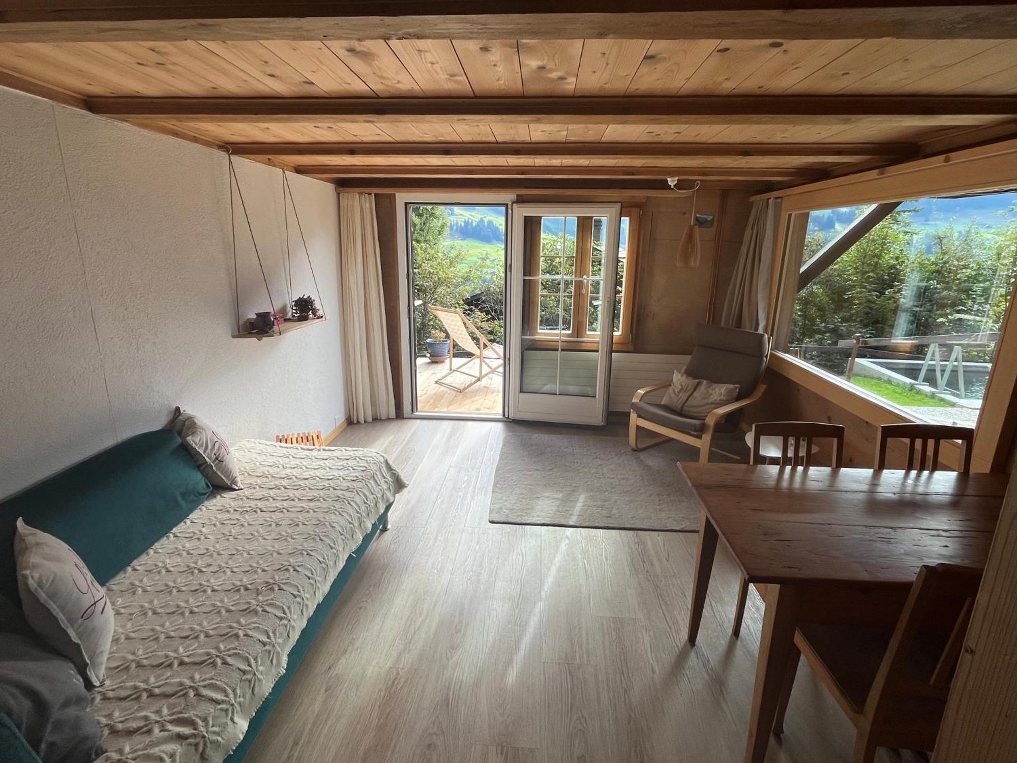 Chalet Sonnenheim, Wohnung Mit Panoramafenster Адельбоден Экстерьер фото